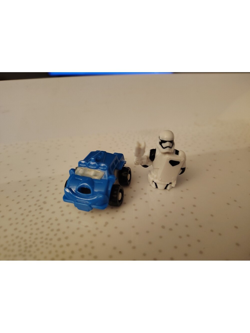 Star Wars Micro Machines First Order Stormtrooper Mini Figure Blue Buggy Vehicle